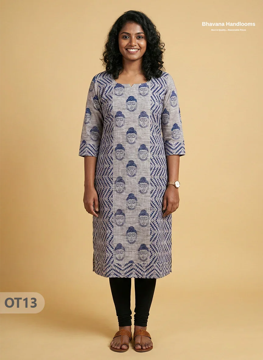Cotton Tops with Full Length Lining Grey Colour | Dailywear Essentials
