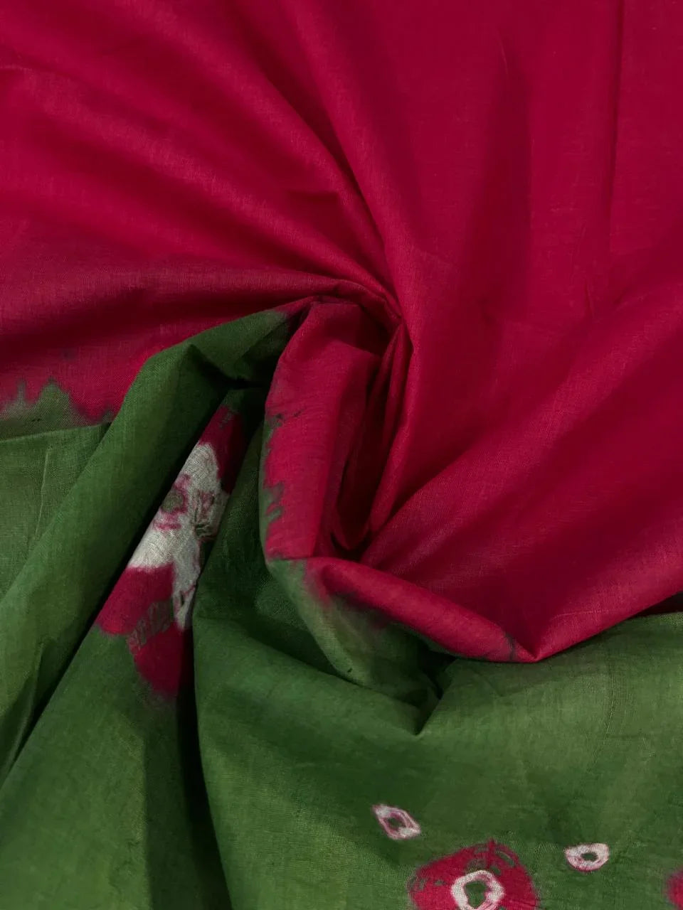 Cotton Bandhani Printed Dress Material – Green Colour Ethnic Wear for Women