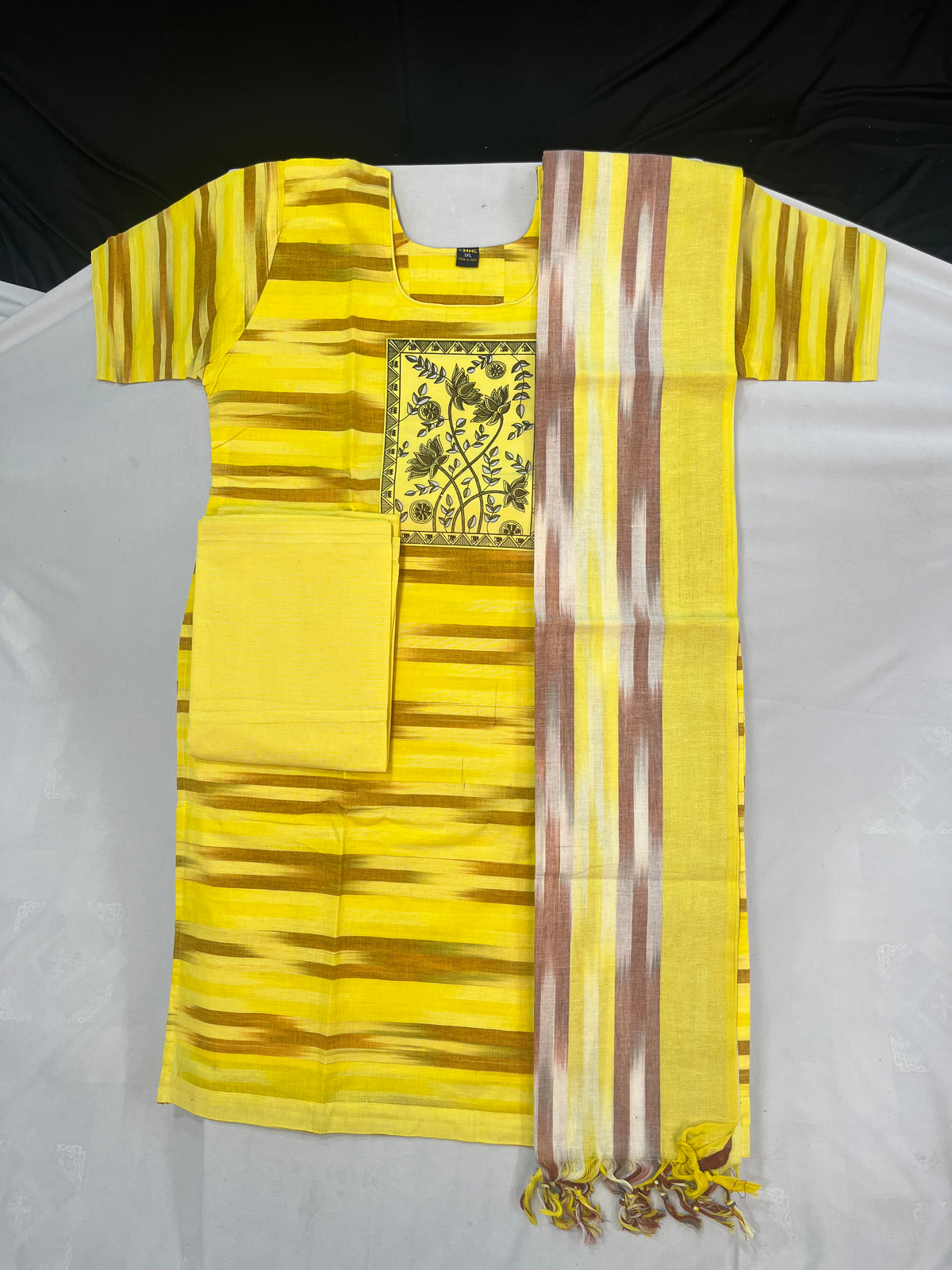 Cotton Readymade Straightcut Kurti Set Ikkath Design