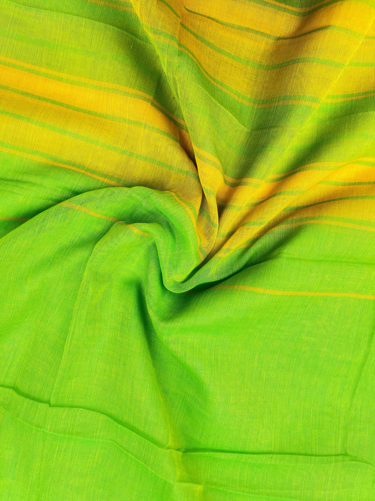 Traditional wear Narayanpet Mercerised cotton dress material with Green colour