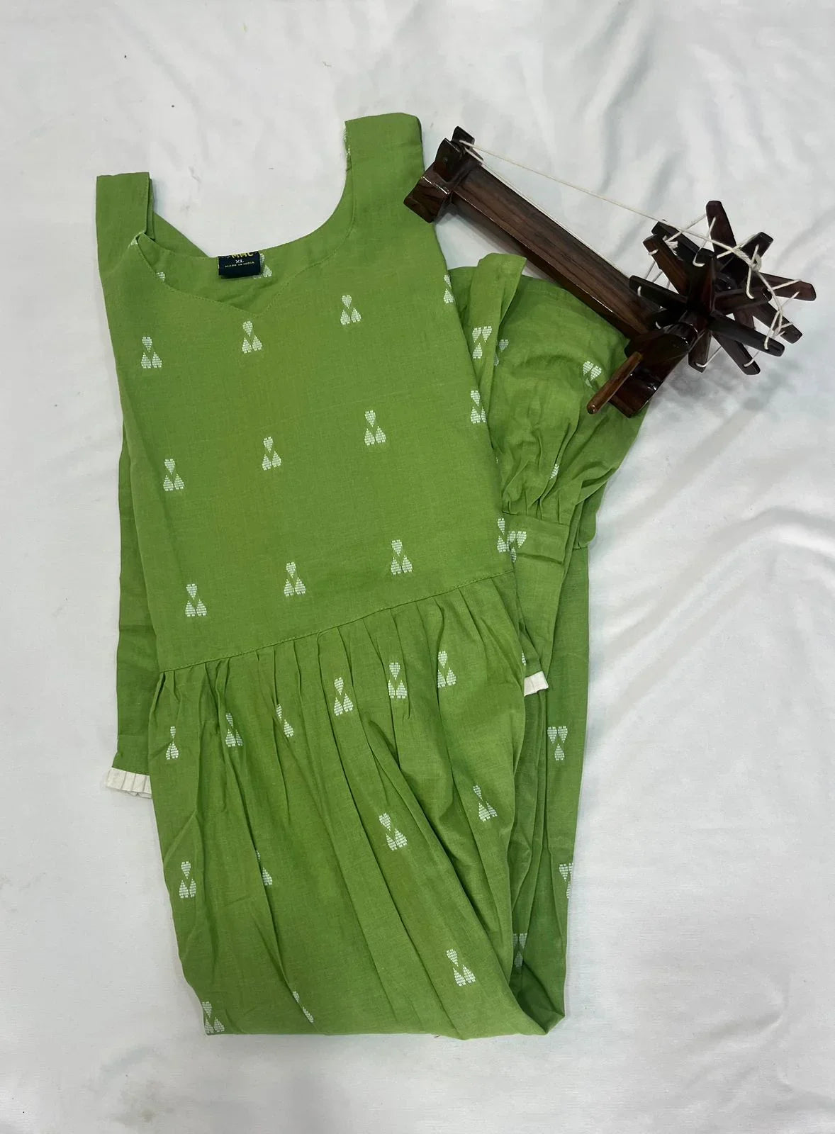 Green Cotton Frock for Women & Girls | Premium Style & Comfort