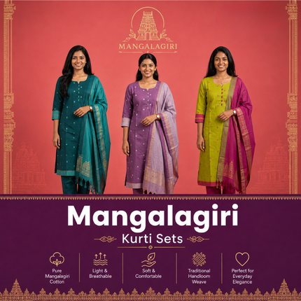 Collection image for: Mangalagiri Kurti Sets
