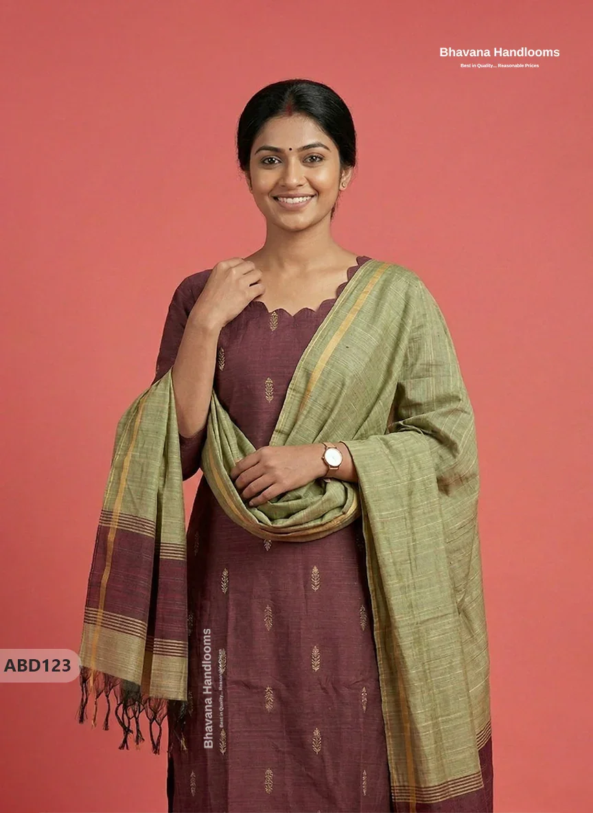 Raw Silk 3-Piece Kurti Set with Cut Work Neck Design in Onion Pink Colour | Full-Length Lined Kurti with Gold Dupatta