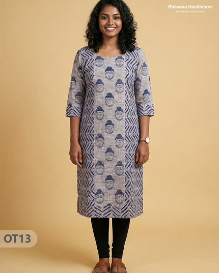 Cotton Tops with Full Length Lining Grey Colour | Dailywear Essentials