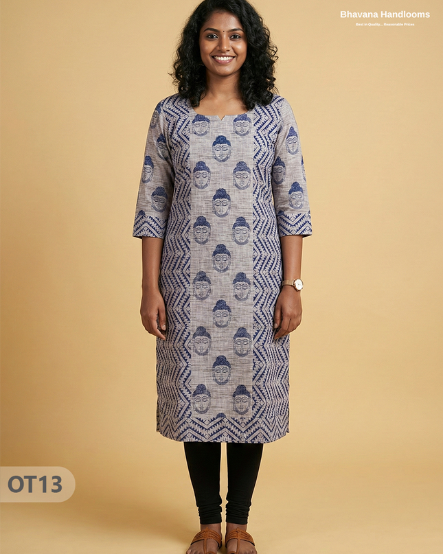 Cotton Tops with Full Length Lining Grey Colour | Dailywear Essentials