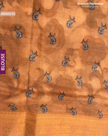 Soft Mul Cotton Half White Digital Print Saree | Lightweight & Comfortable