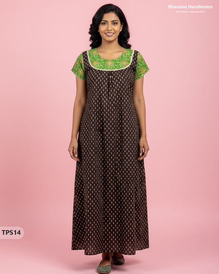 Cotton Printed Nighties | Comfortable Free Size Nightwear for Women