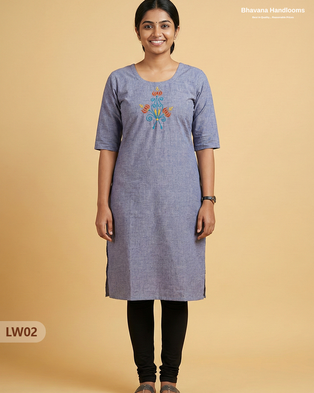 Cotton Straight Cut Top – No Lining | Comfortable Daily Wear