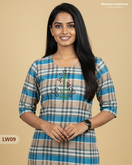 Cotton Straight Cut Top – No Lining | Comfortable Daily Wear