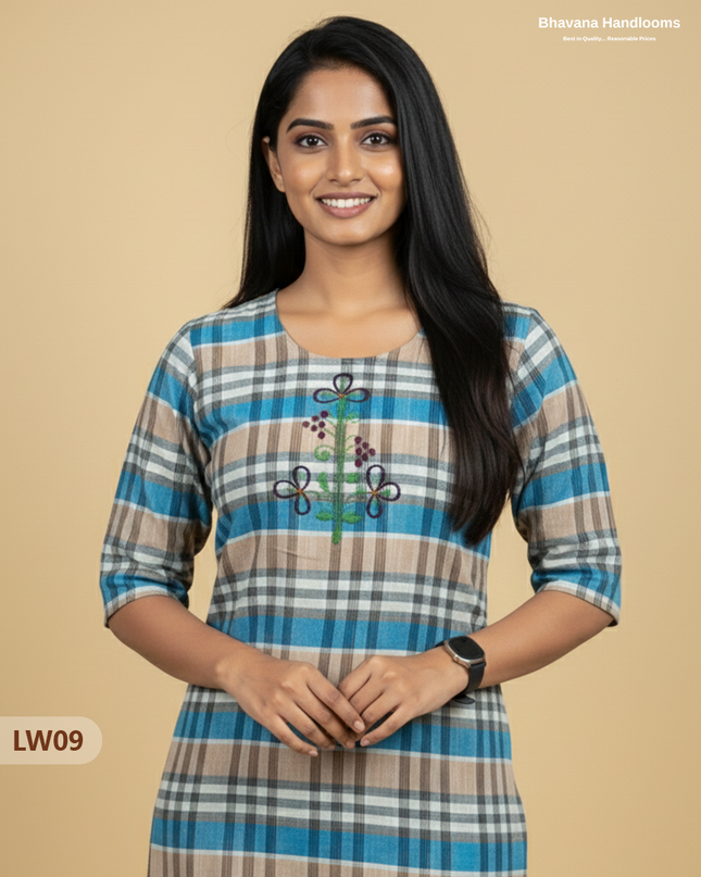 Cotton Straight Cut Top – No Lining | Comfortable Daily Wear