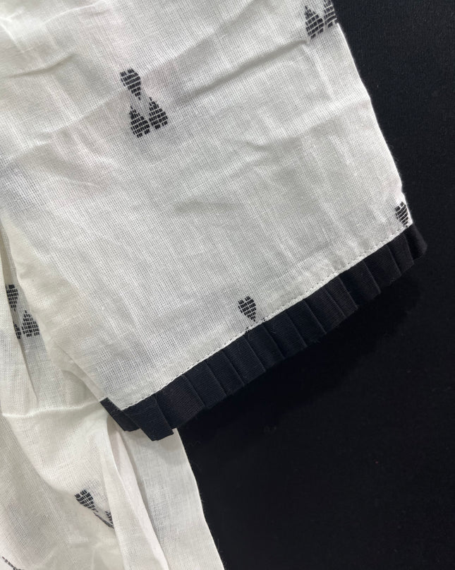 Elegant White Cotton Frock – Comfortable Daily & Occasion Wear
