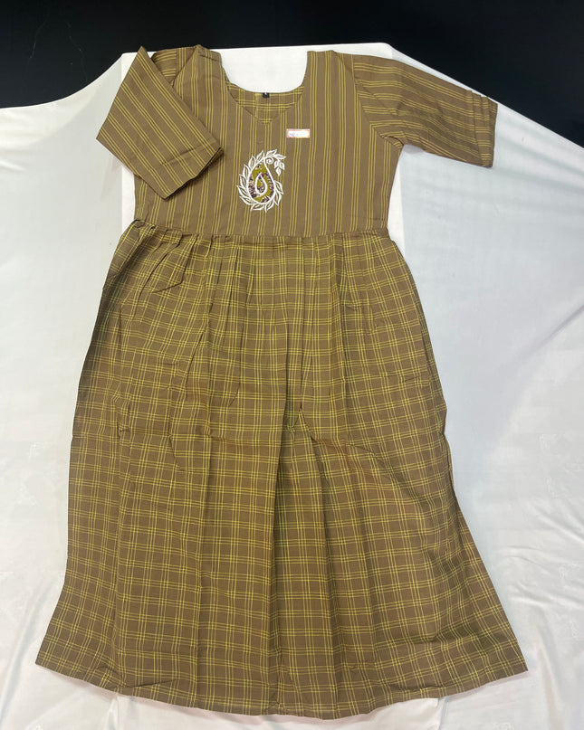 Cotton Frock for Women – Casual Wear | Bhavana Handlooms