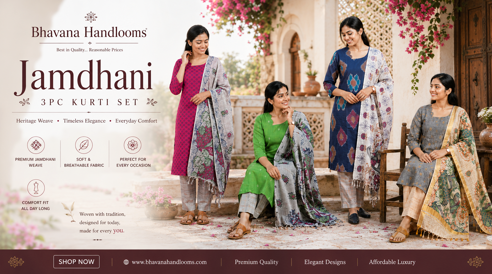 Bhavana Handlooms Banner
