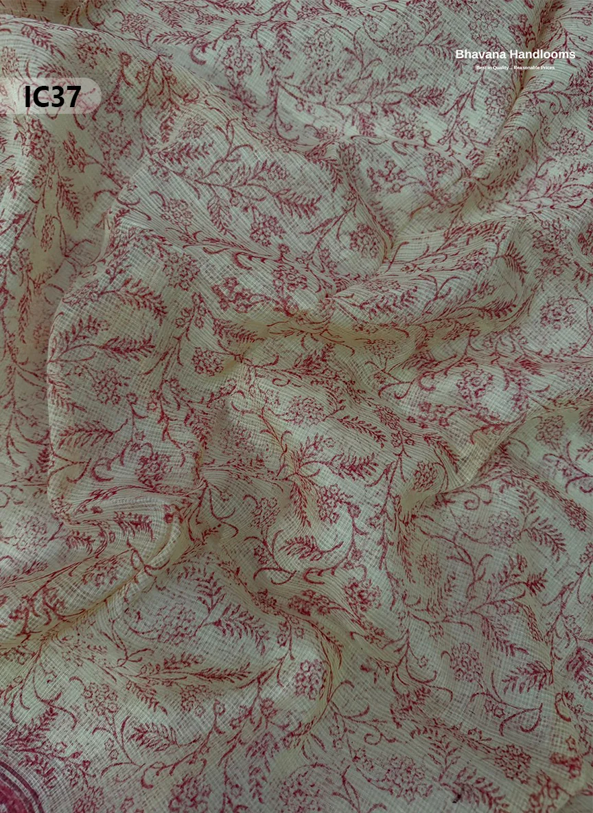Premium Jaipur Cotton Dress Material with Soft Kota Dupatta with Pinkish Red Colour Top