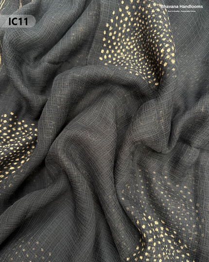 Premium Jaipur Cotton Dress Material with Soft Kota Dupatta with Black Colour Top