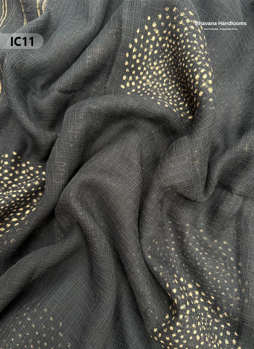 Premium Jaipur Cotton Dress Material with Soft Kota Dupatta with Black Colour Top