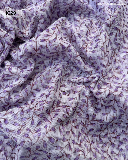 Premium Jaipur Cotton Dress Material with Soft Kota Dupatta with Lavender Colour Top