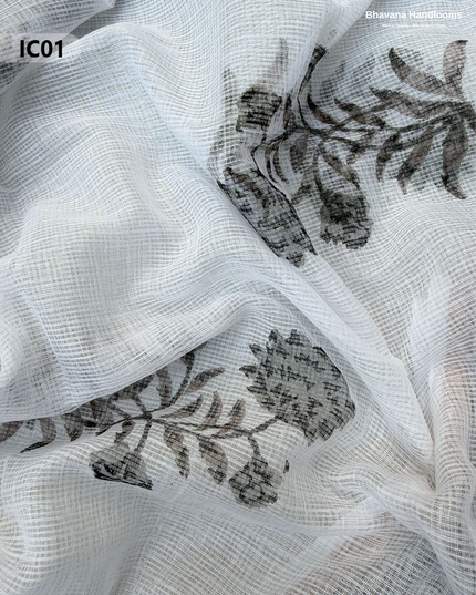 Premium Jaipur Cotton Dress Material with Soft Kota Dupatta with White Colour Top