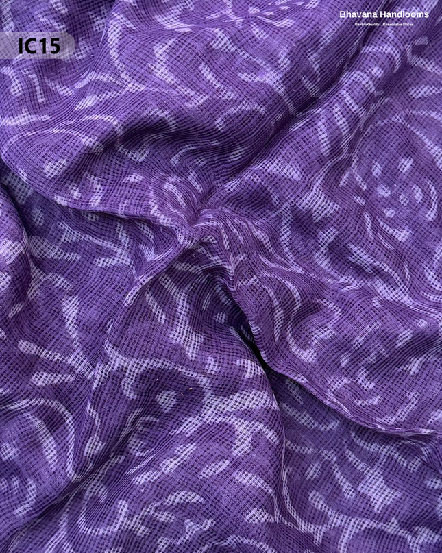 Premium Jaipur Cotton Dress Material with Soft Kota Dupatta with Violet  Colour Top