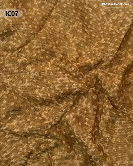 Premium Jaipur Cotton Dress Material with Soft Kota Dupatta with Brown Colour Top