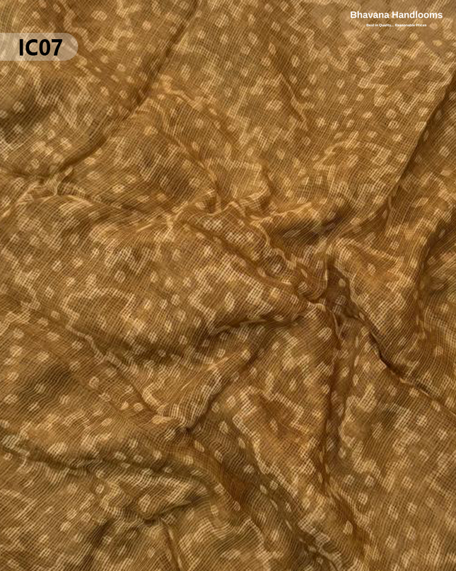 Premium Jaipur Cotton Dress Material with Soft Kota Dupatta with Brown Colour Top