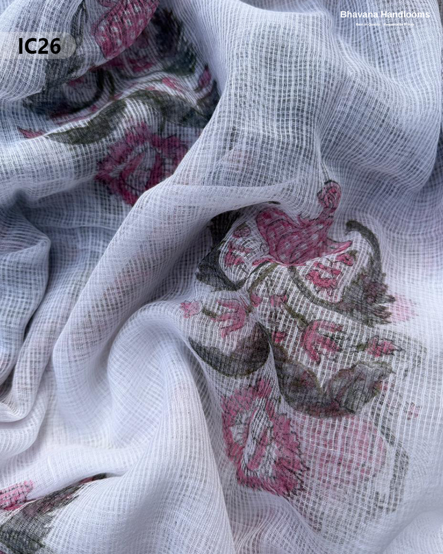 Premium Jaipur Cotton Dress Material with Soft Kota Dupatta with Dark Blue Colour Top