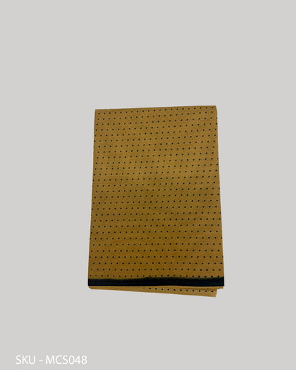 Premium Meena Cotton Printed Saree in Beige Colour | Elegant Traditional Ethnic Wear