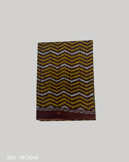 Premium Meena Cotton Printed Saree in Coffee Brown Colour | Elegant Traditional Ethnic Wear