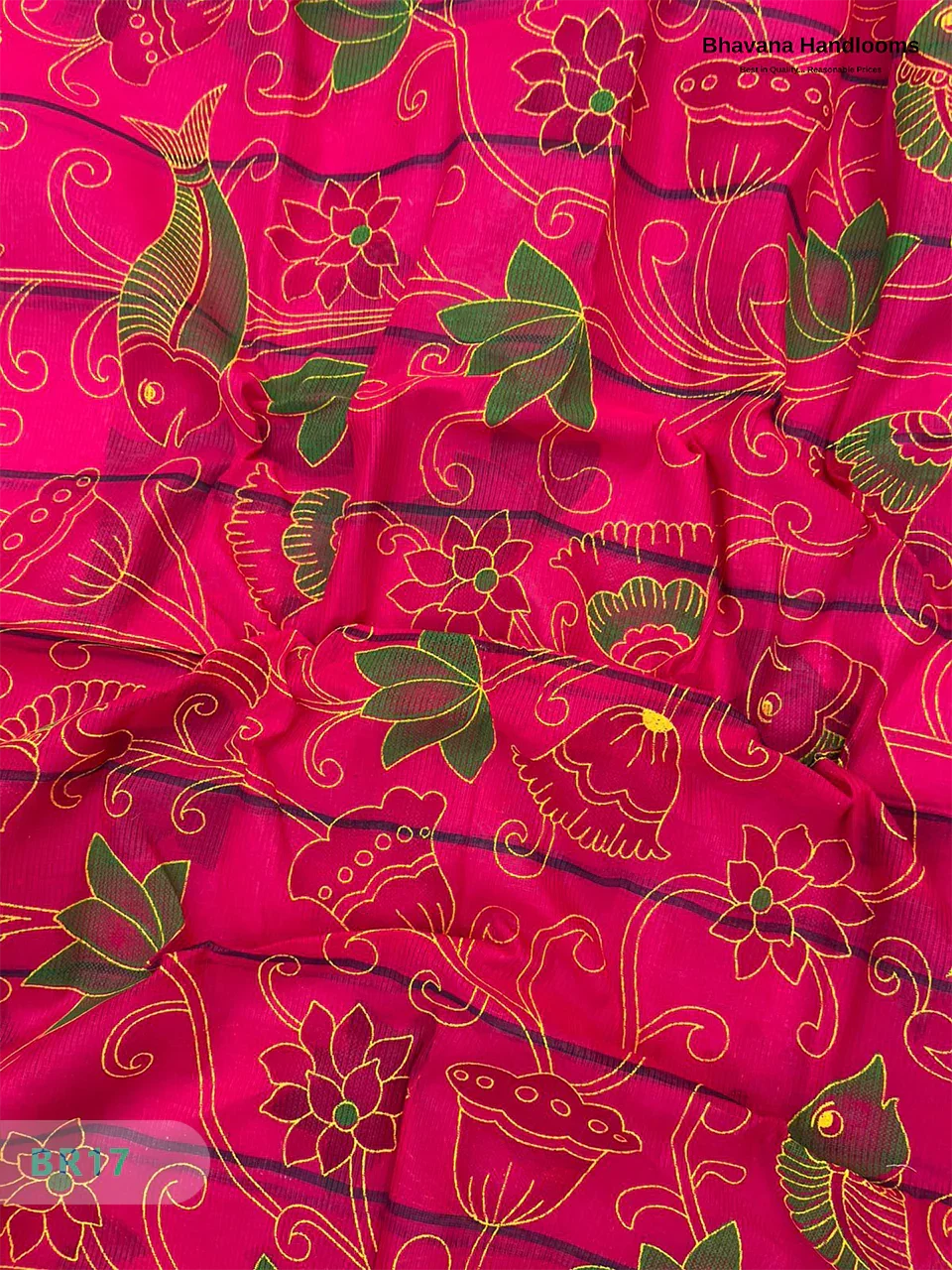 Mangalagiri Cotton Dress Material with White Chunni with Wine Red Colour