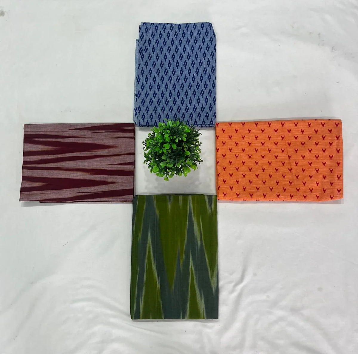 Cotton Blouse Bits Multi Colour with Pack of 4pcs