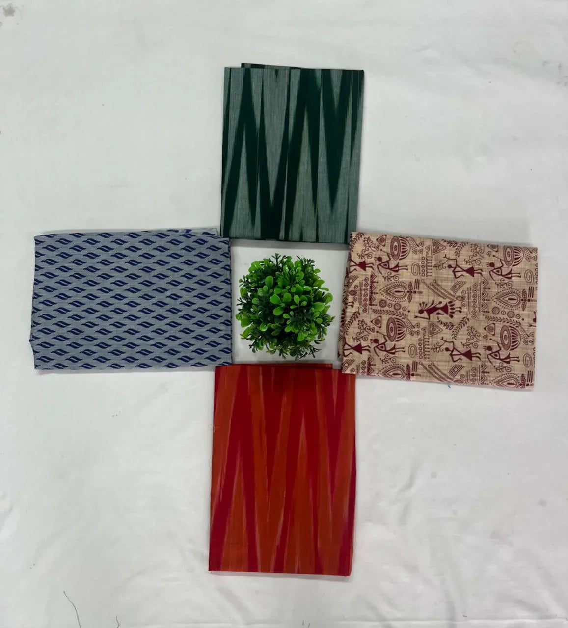 Cotton Blouse Bits Multi Colour with Pack of 4pcs