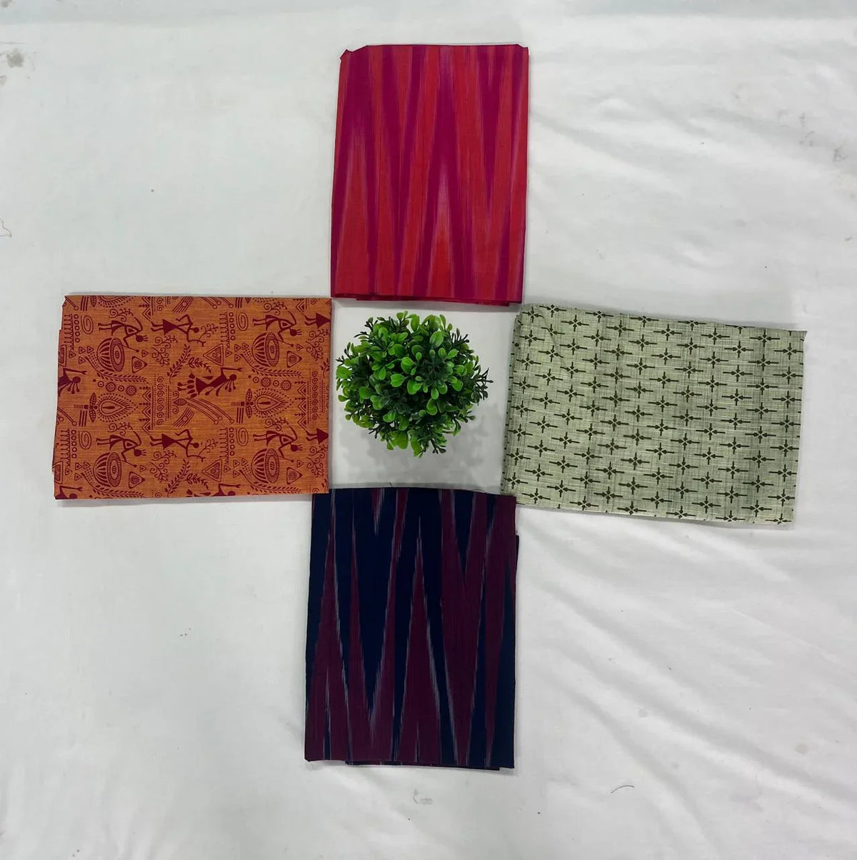 Cotton Blouse Bits Multi Colour with Pack of 4pcs