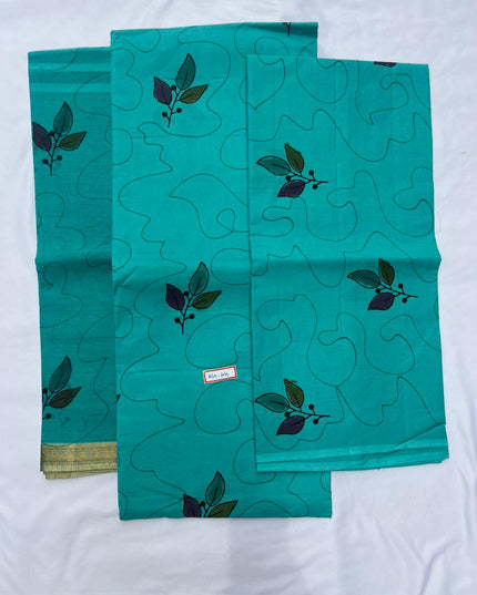 Pure Cotton Hand block Printed Dress Material – Dark Blue Colour Ethnic Wear for Women