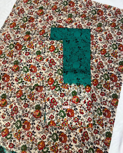 Pure Cotton Hand block Printed Dress Material – GreenColour Ethnic Wear for Women