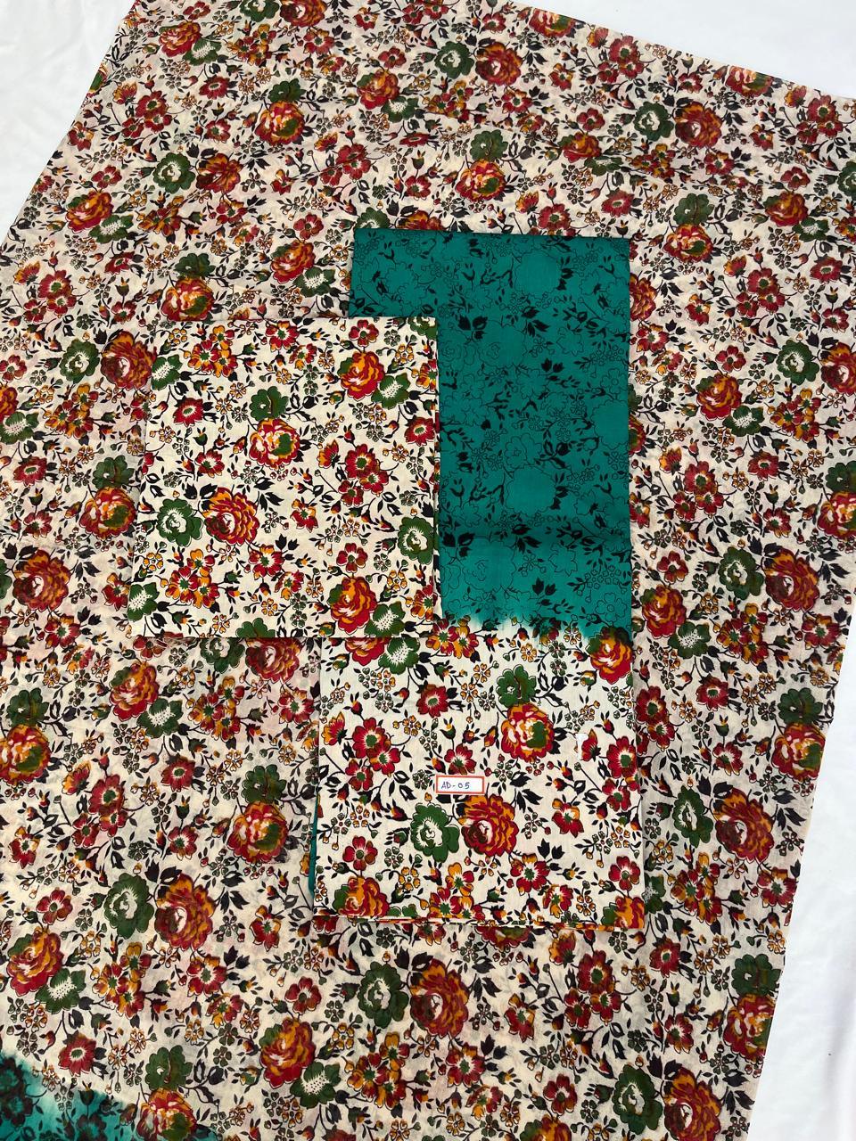 Pure Cotton Hand block Printed Dress Material – GreenColour Ethnic Wear for Women