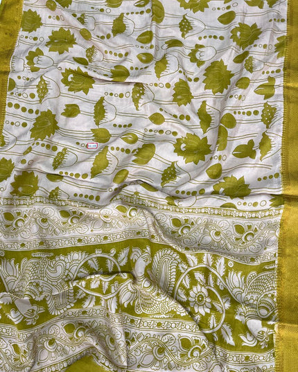 Premium Chennuri Silk Dupatta – Light Brown Colour