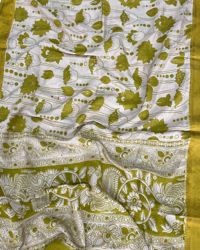 Premium Chennuri Silk Dupatta – Light Brown Colour