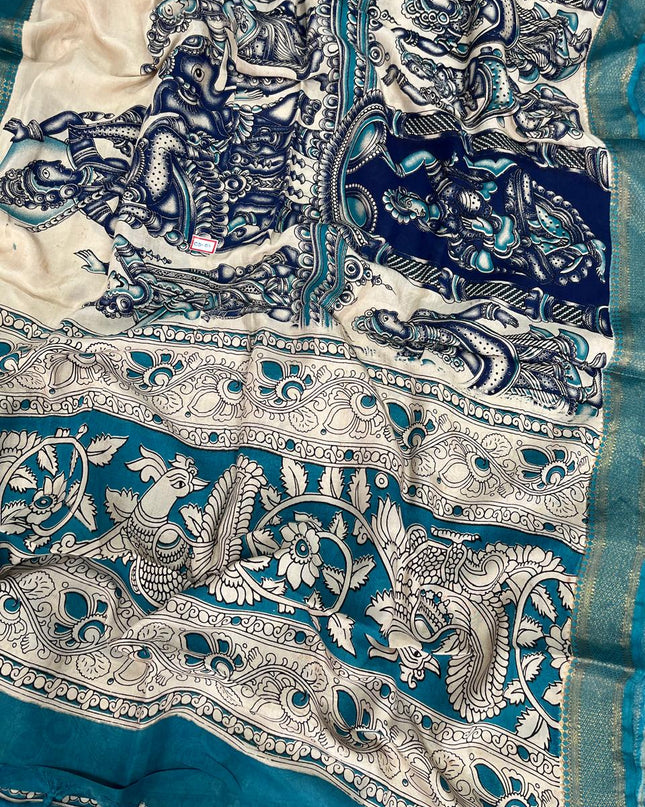 Premium Chennuri Silk Dupatta – Desert Sand Colour