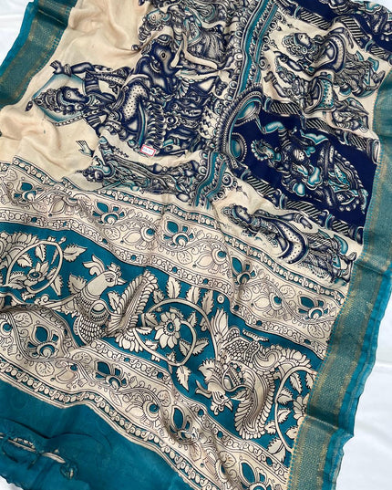 Premium Chennuri Silk Dupatta – Desert Sand Colour