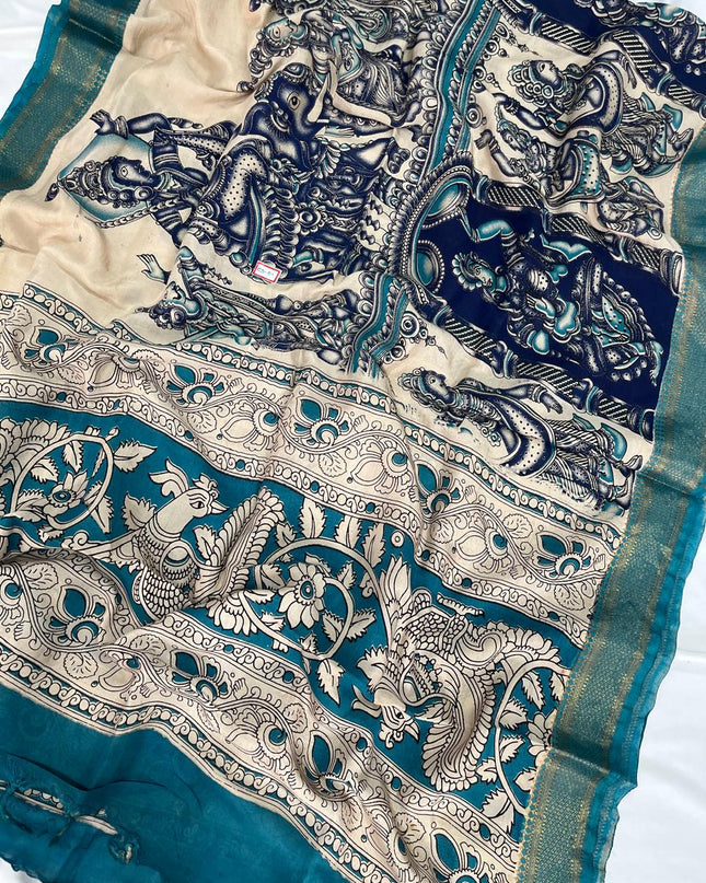 Premium Chennuri Silk Dupatta – Desert Sand Colour