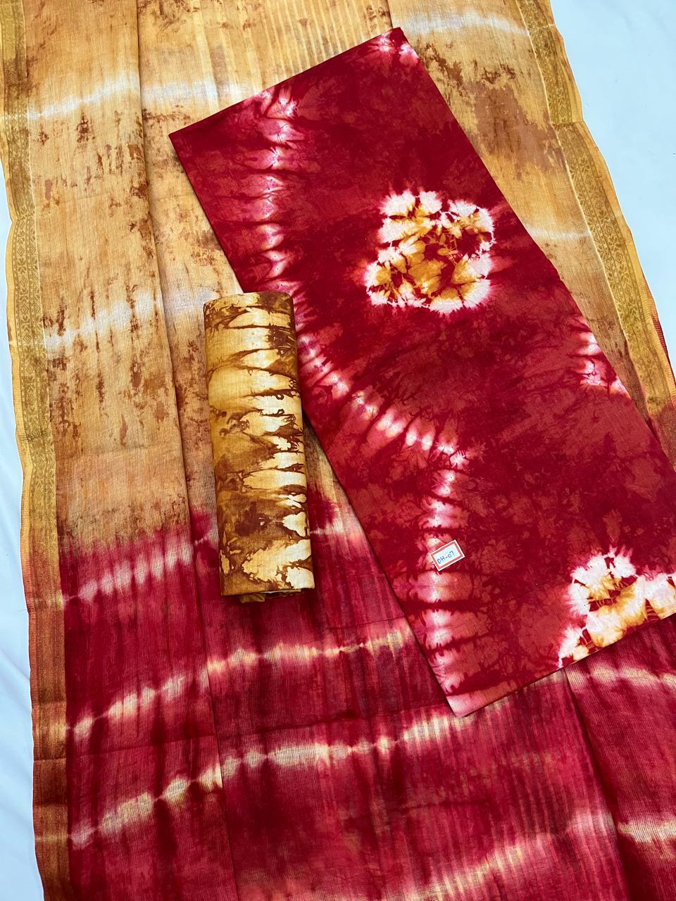 Comfort Wine Red Cotton Dress Material Paired with Cotton Dupatta