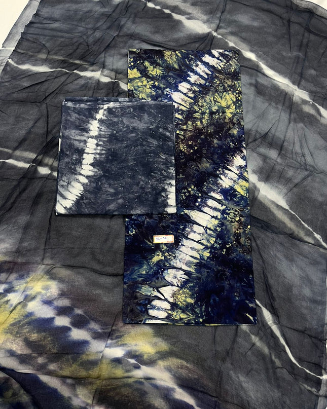 Multicotton with waterpaint Dress Material with Soft Chiffon Dupatta