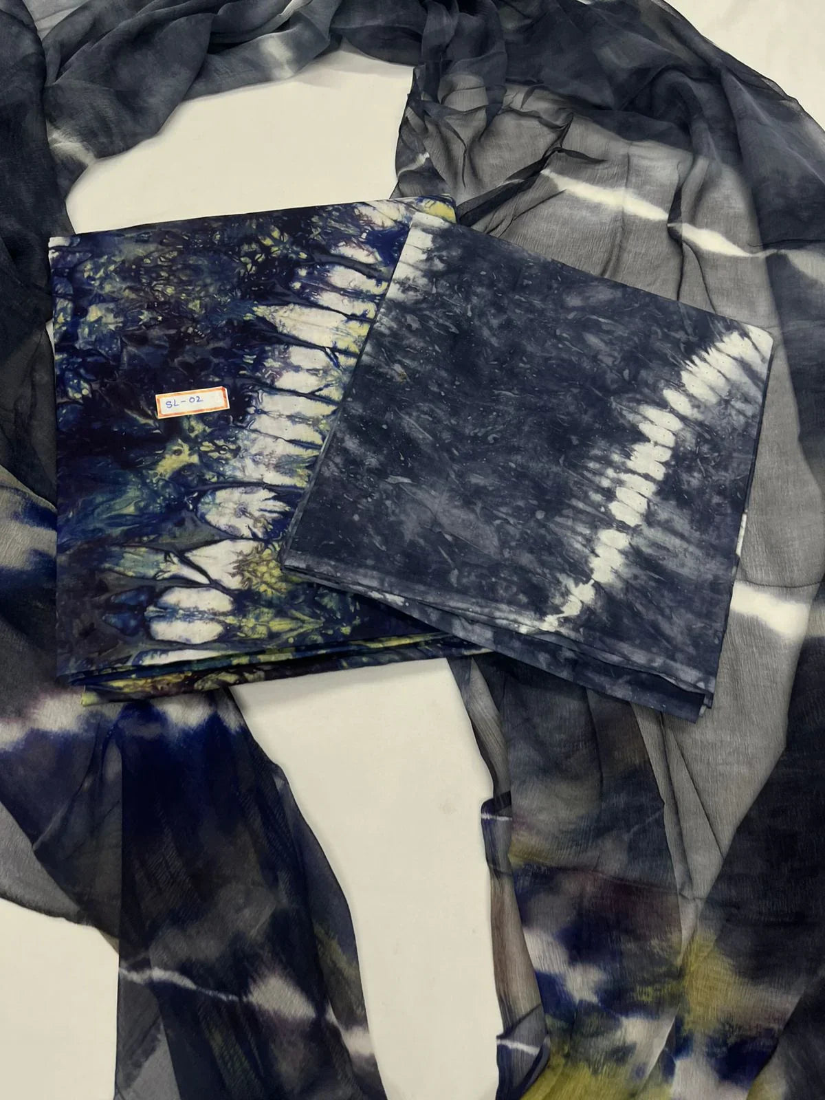 Multicotton with waterpaint Dress Material with Soft Chiffon Dupatta