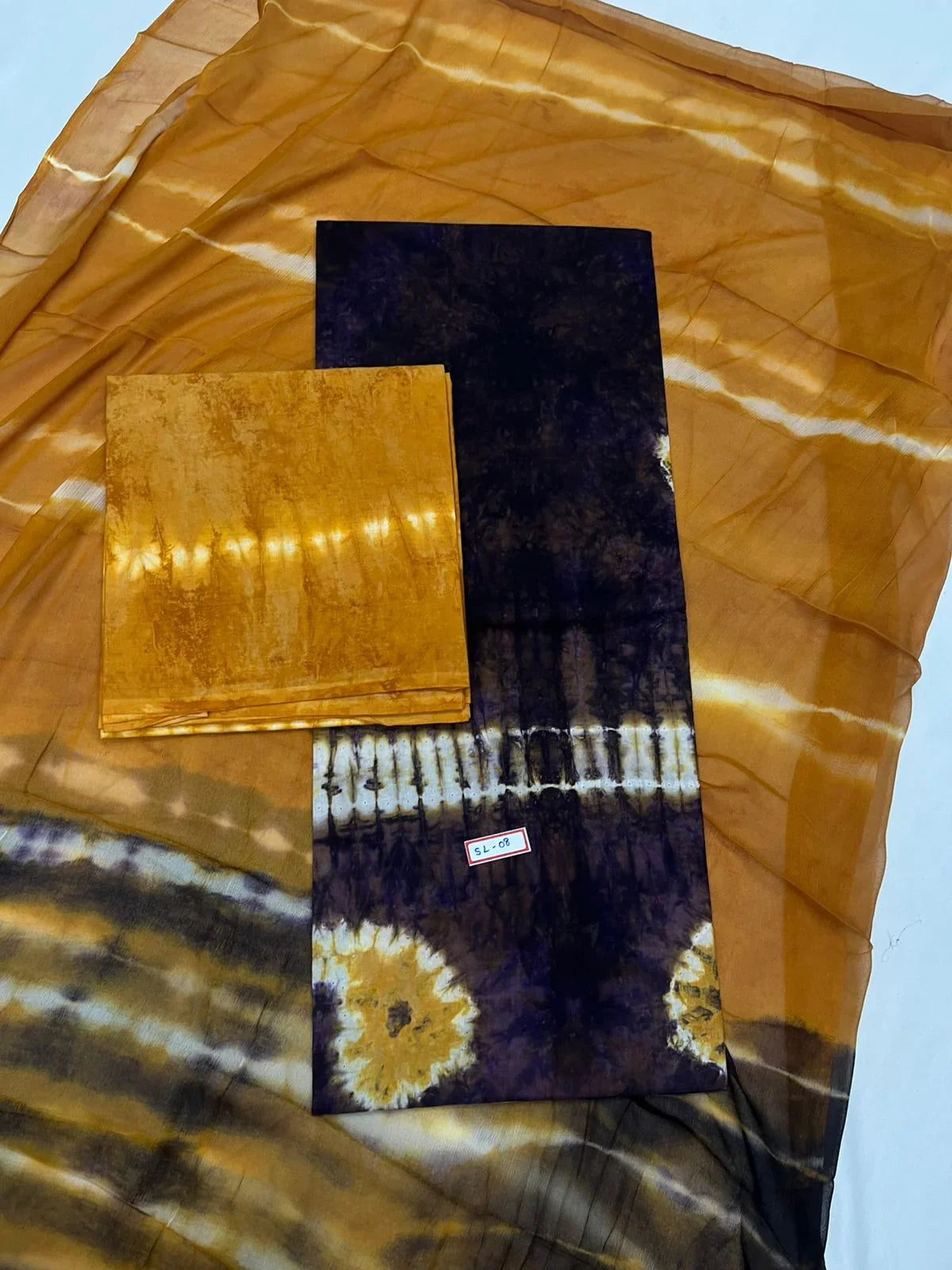 Purply Blue Colour Dress Material with Soft Chiffon Dupatta