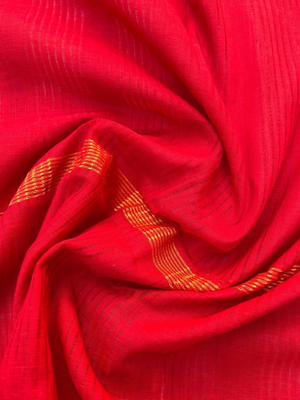 Mangalagiri Dress Material with thread border Emrold Black colour