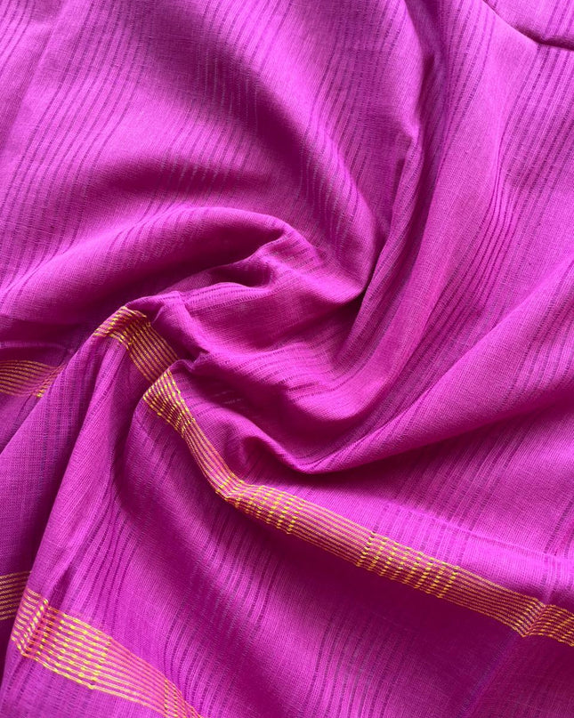 Mangalagiri Dress Material with thread border Emrold Baby Pink colour