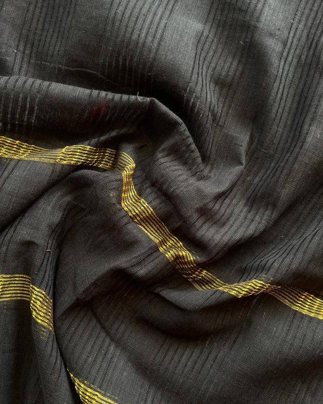 Mangalagiri Dress Material with thread border Emrold Gray colour