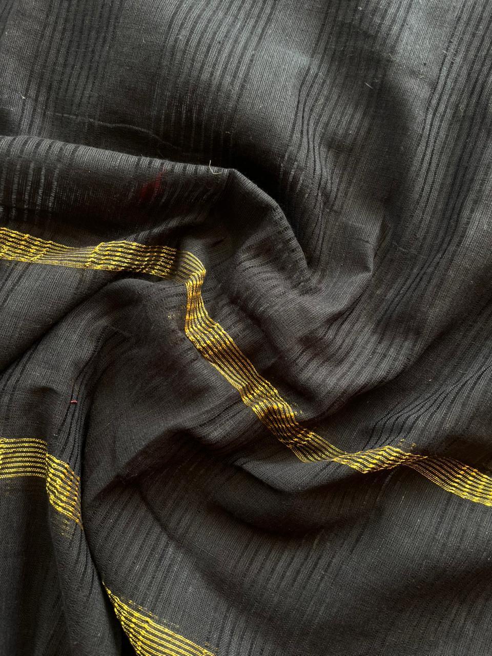 Mangalagiri Dress Material with thread border Emrold Gray colour