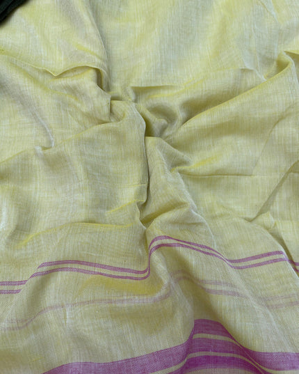 Traditional wear Narayanpet Mercerised cotton dress material with Cream colour