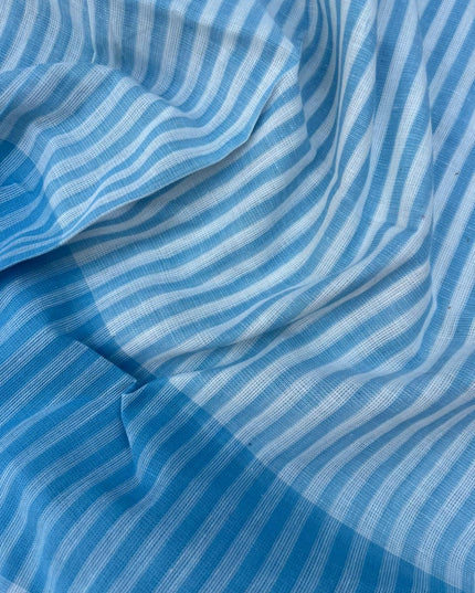 Soft Handloom Cotton Dress Material – Sky Blue Shade